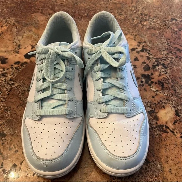 Nike Glacier Blue Dunks Lace-Up Sneakers - Picture 1 of 6